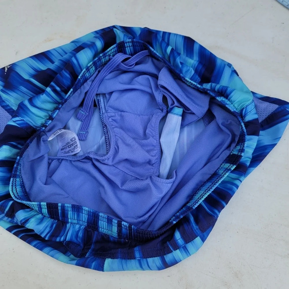 Old Navy Active Shorts Women Medium Blue Semi Fitted Lined Drawstring Running XS - Picture 5 of 8